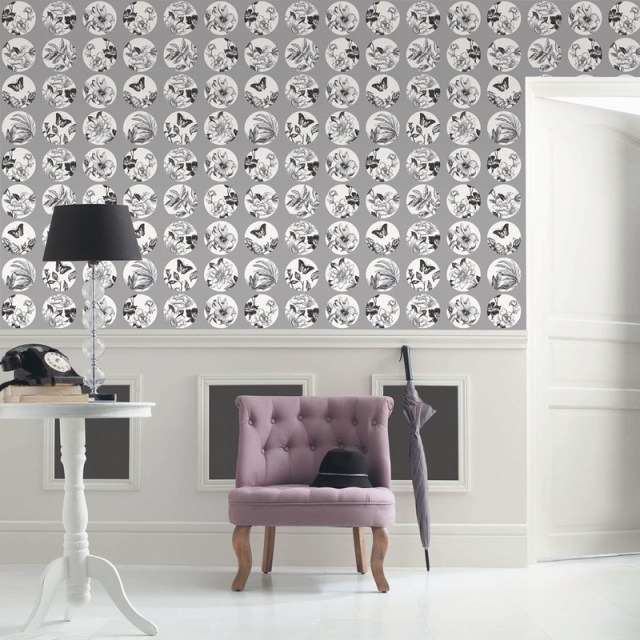 papel pintado colección black and white